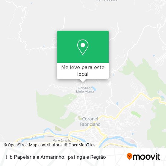 Hb Papelaria e Armarinho mapa