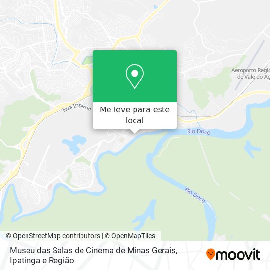 Museu das Salas de Cinema de Minas Gerais mapa