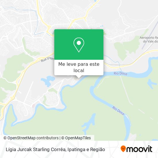 Lígia Jurcak Starling Corrêa mapa