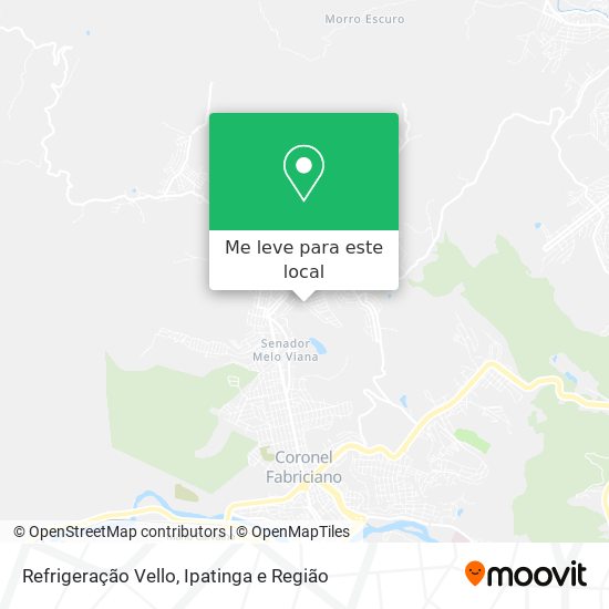 Refrigeração Vello mapa