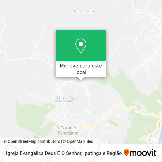 Igreja Evangélica Deus É O Senhor mapa