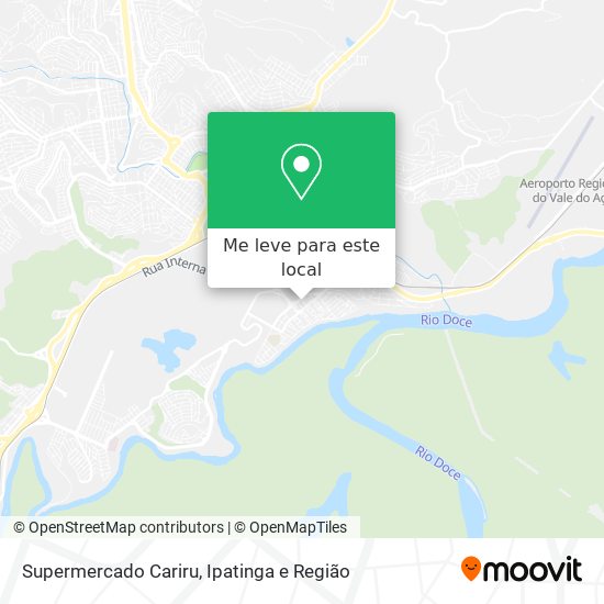 Supermercado Cariru mapa