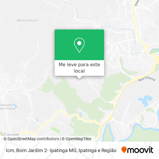 Icm, Bom Jardim 2- Ipatinga MG mapa