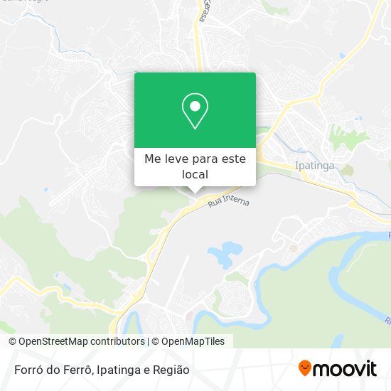 Forró do Ferrô mapa