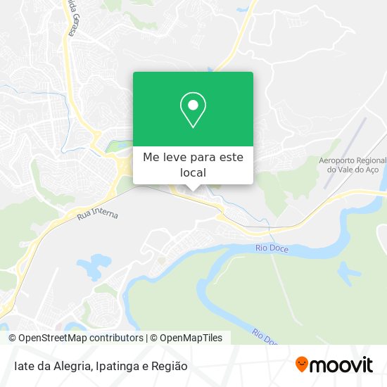 Iate da Alegria mapa