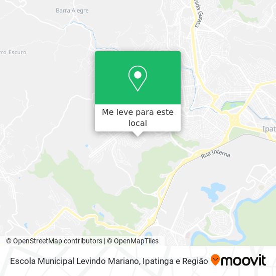 Escola Municipal Levindo Mariano mapa