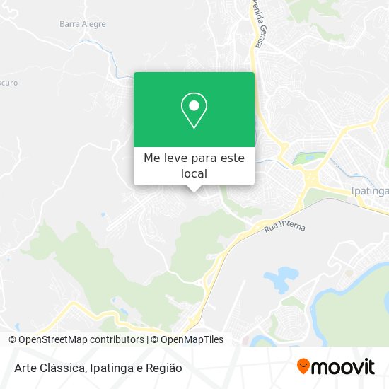 Arte Clássica mapa
