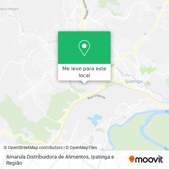 Amarula Distribuidora de Alimentos mapa