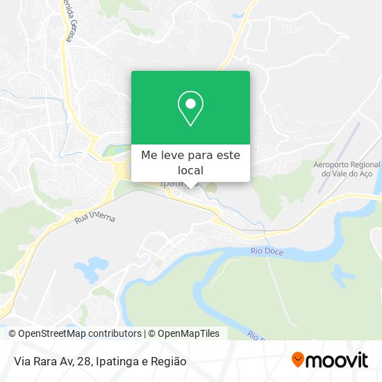Via Rara Av, 28 mapa