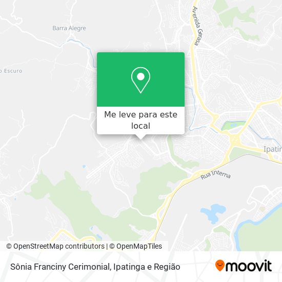 Sônia Franciny Cerimonial mapa