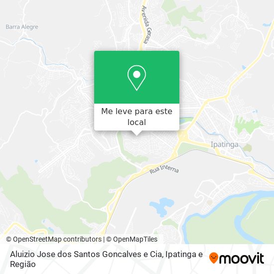 Aluizio Jose dos Santos Goncalves e Cia mapa
