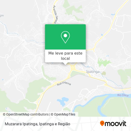 Muzarara Ipatinga mapa