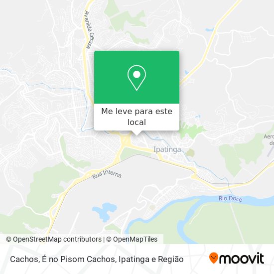 Cachos, É no Pisom Cachos mapa