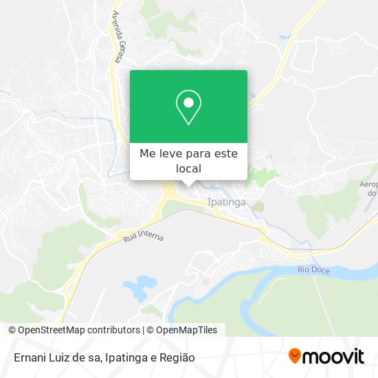 Ernani Luiz de sa mapa