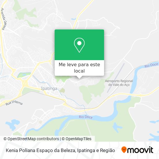 Kenia Poliana Espaço da Beleza mapa