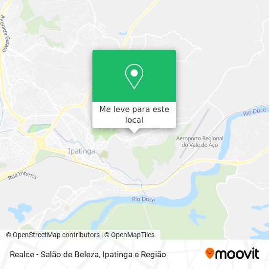 Realce - Salão de Beleza mapa