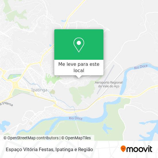 Espaço Vitória Festas mapa