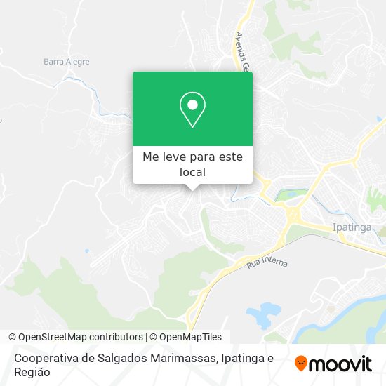 Cooperativa de Salgados Marimassas mapa