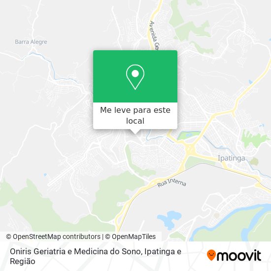 Oniris Geriatria e Medicina do Sono mapa
