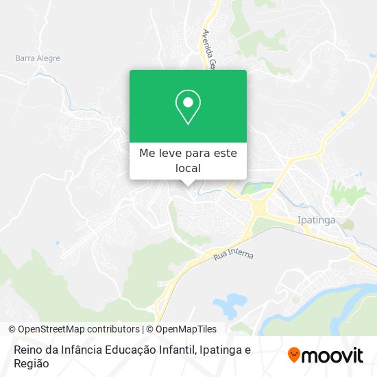 Reino da Infância Educação Infantil mapa