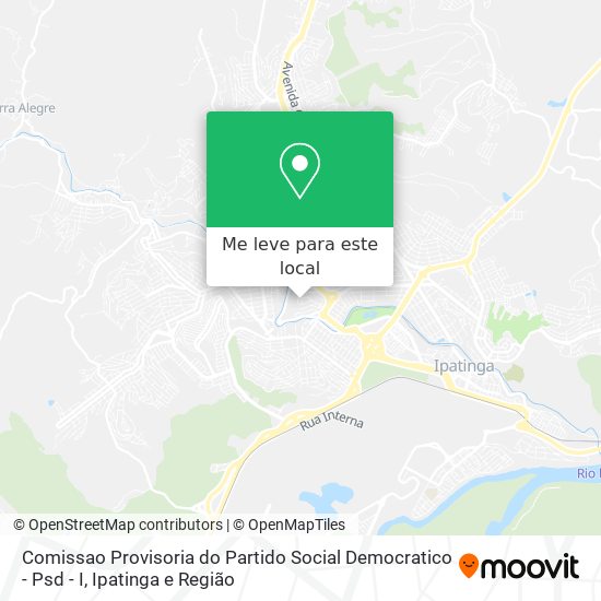 Comissao Provisoria do Partido Social Democratico - Psd - I mapa