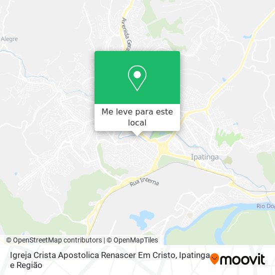 Igreja Crista Apostolica Renascer Em Cristo mapa