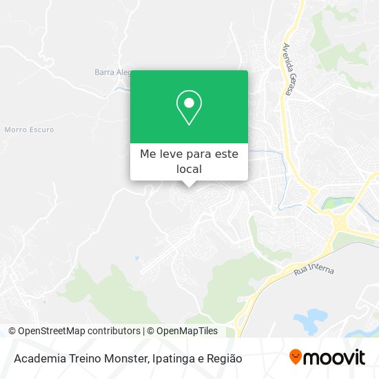 Academia Treino Monster mapa