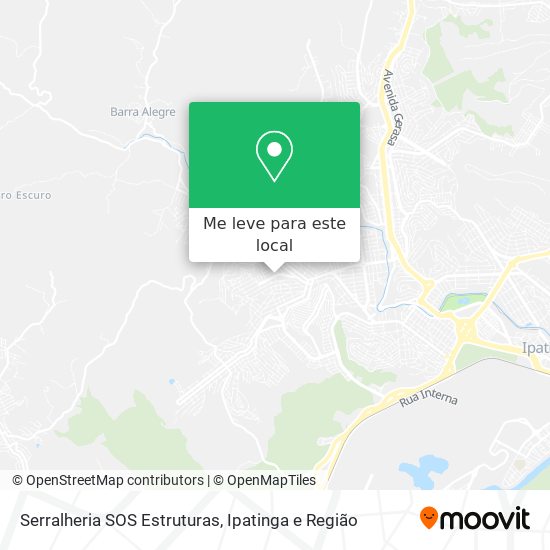 Serralheria SOS Estruturas mapa