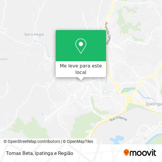 Tomas Beta mapa