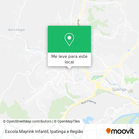 Escola Mayrink Infantil mapa