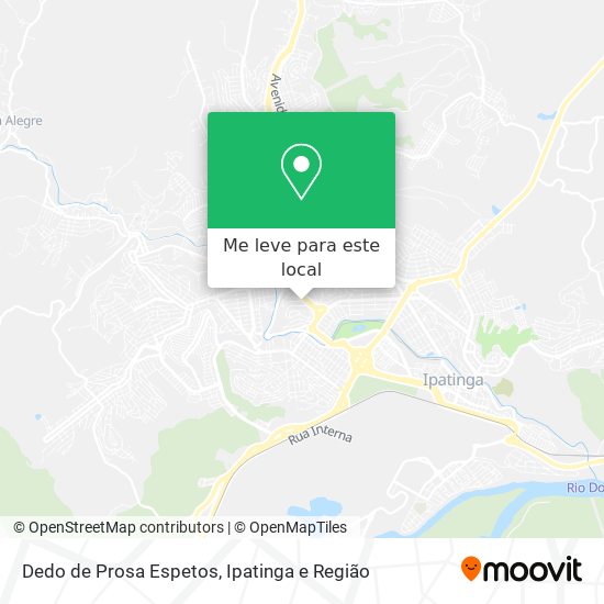 Dedo de Prosa Espetos mapa