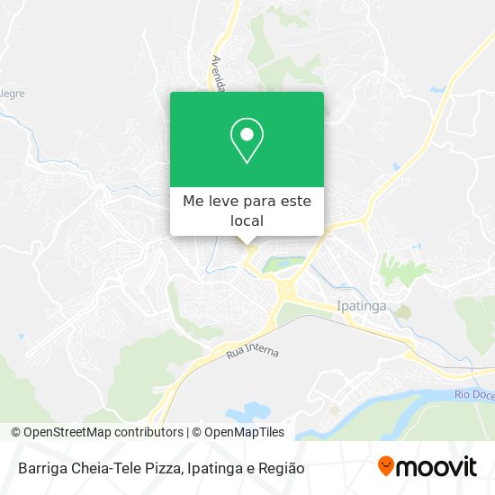 Barriga Cheia-Tele Pizza mapa