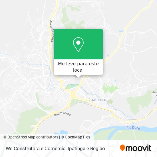 Ws Construtora e Comercio mapa