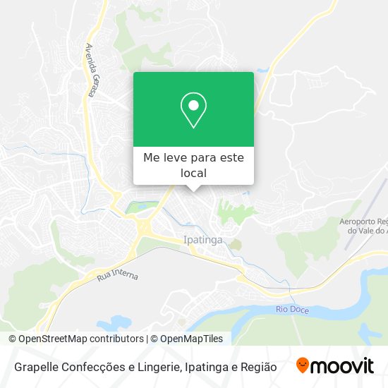 Grapelle Confecções e Lingerie mapa