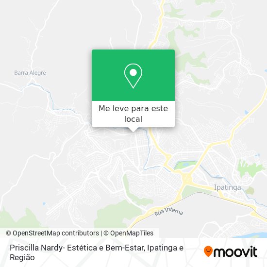 Priscilla Nardy- Estética e Bem-Estar mapa