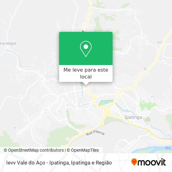 Ievv Vale do Aço - Ipatinga mapa