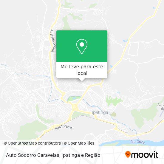 Auto Socorro Caravelas mapa