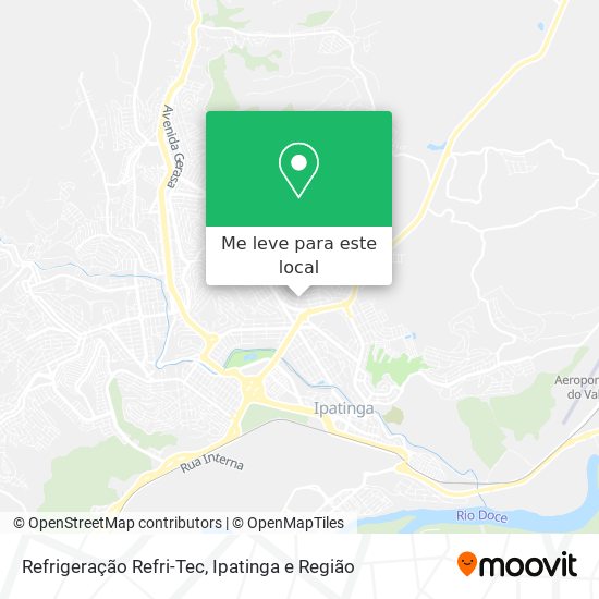 Refrigeração Refri-Tec mapa