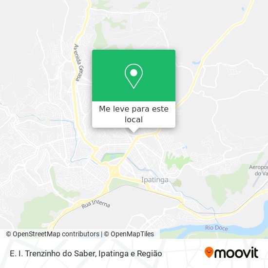 E. I. Trenzinho do Saber mapa