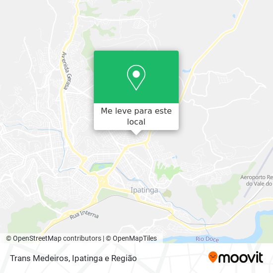 Trans Medeiros mapa
