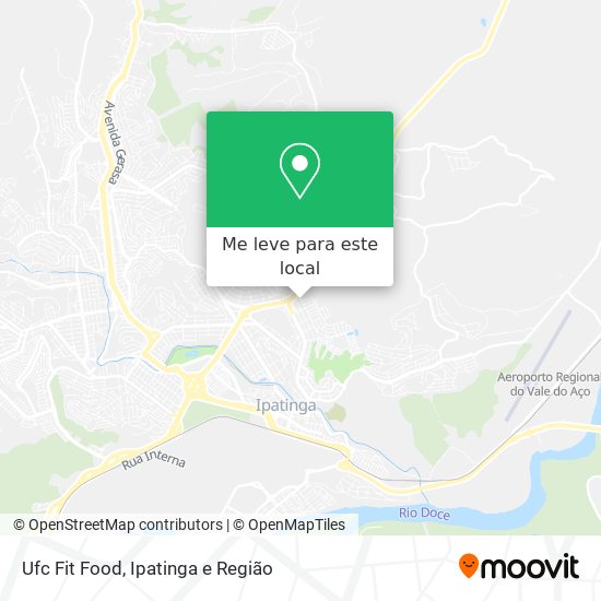 Ufc Fit Food mapa