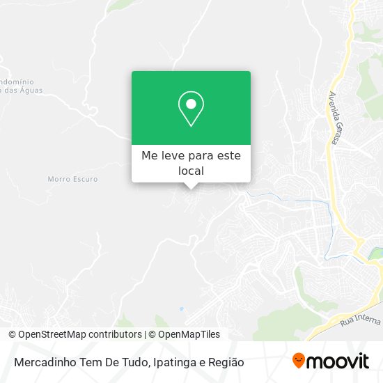 Mercadinho Tem De Tudo mapa