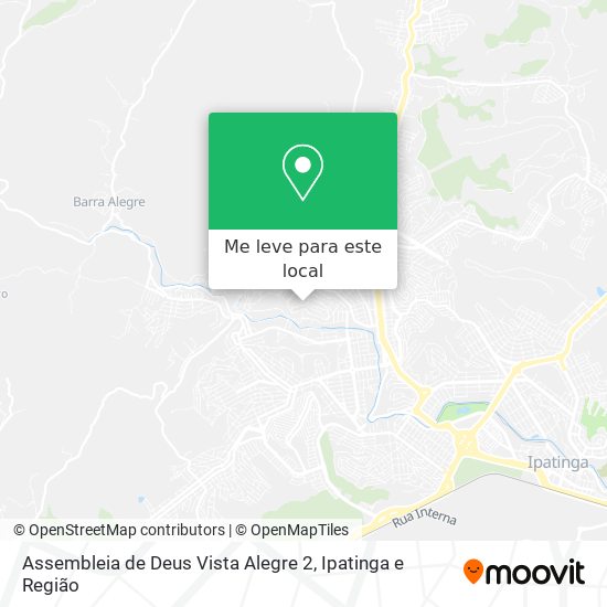 Assembleia de Deus Vista Alegre 2 mapa
