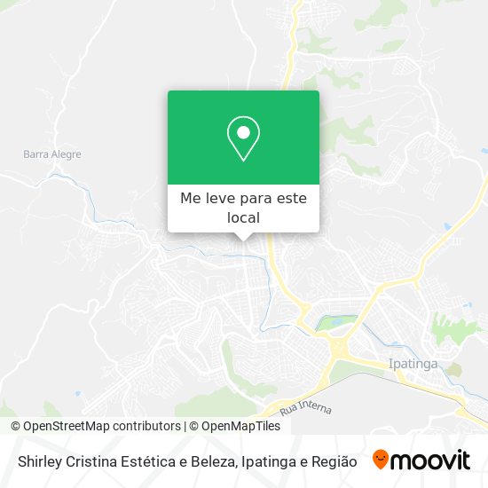 Shirley Cristina Estética e Beleza mapa