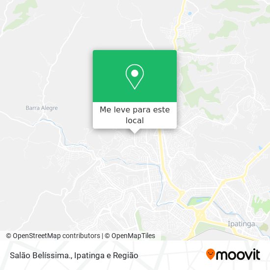 Salão Belíssima. mapa