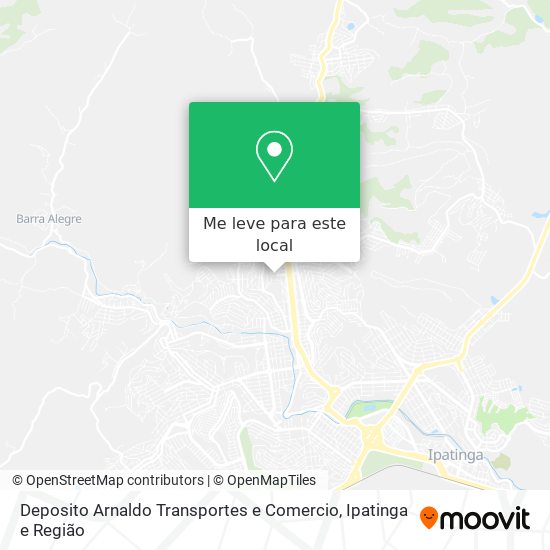 Deposito Arnaldo Transportes e Comercio mapa