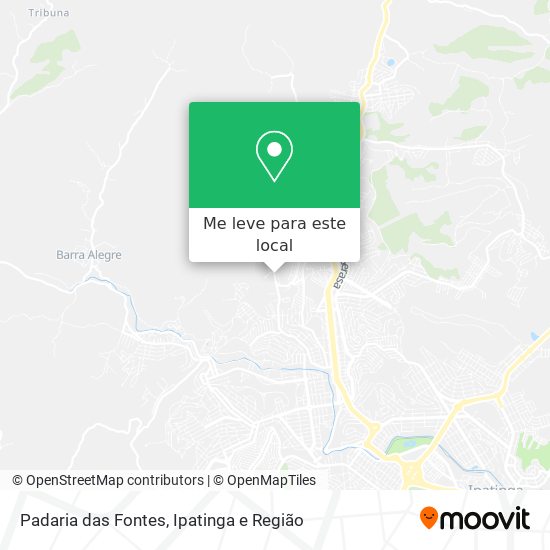 Padaria das Fontes mapa