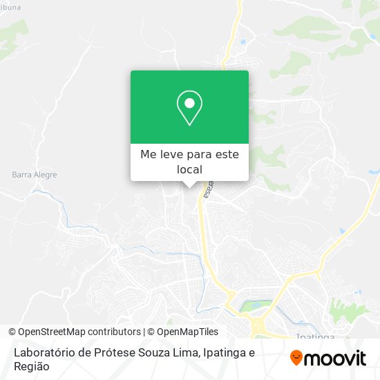 Laboratório de Prótese Souza Lima mapa