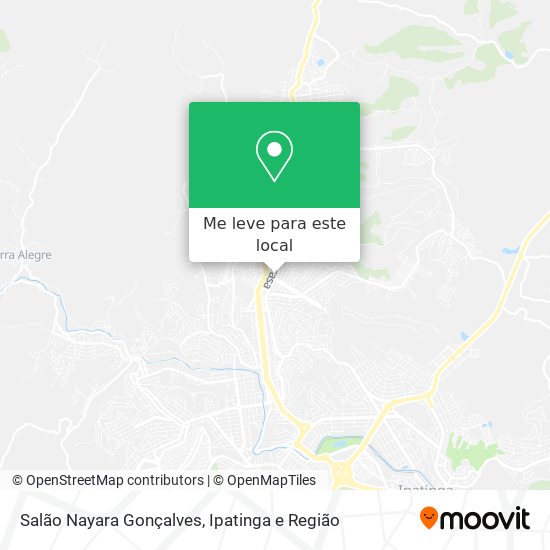 Salão Nayara Gonçalves mapa