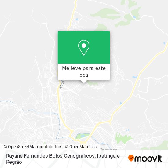 Rayane Fernandes Bolos Cenográficos mapa